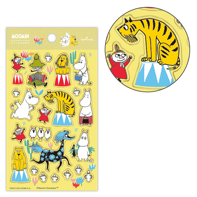 MOOMIN ムーミン シール MOADイエロー/843-434